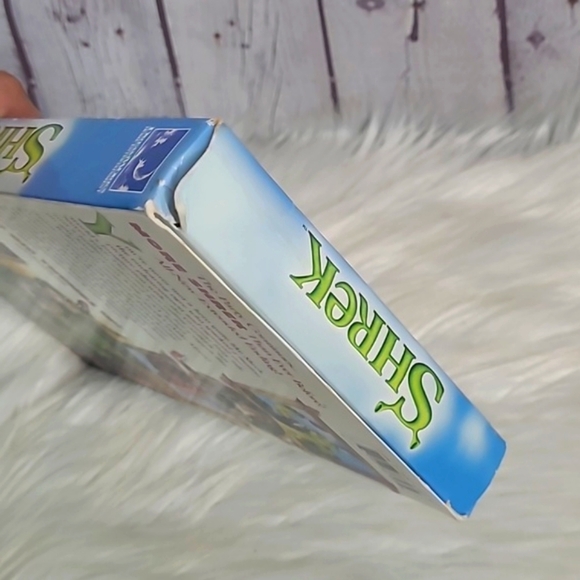 Vintage Y2K 2001 Original Shrek VHS Cassette Tape XL 1st Release Box Limited Edt - Picture 9 of 13